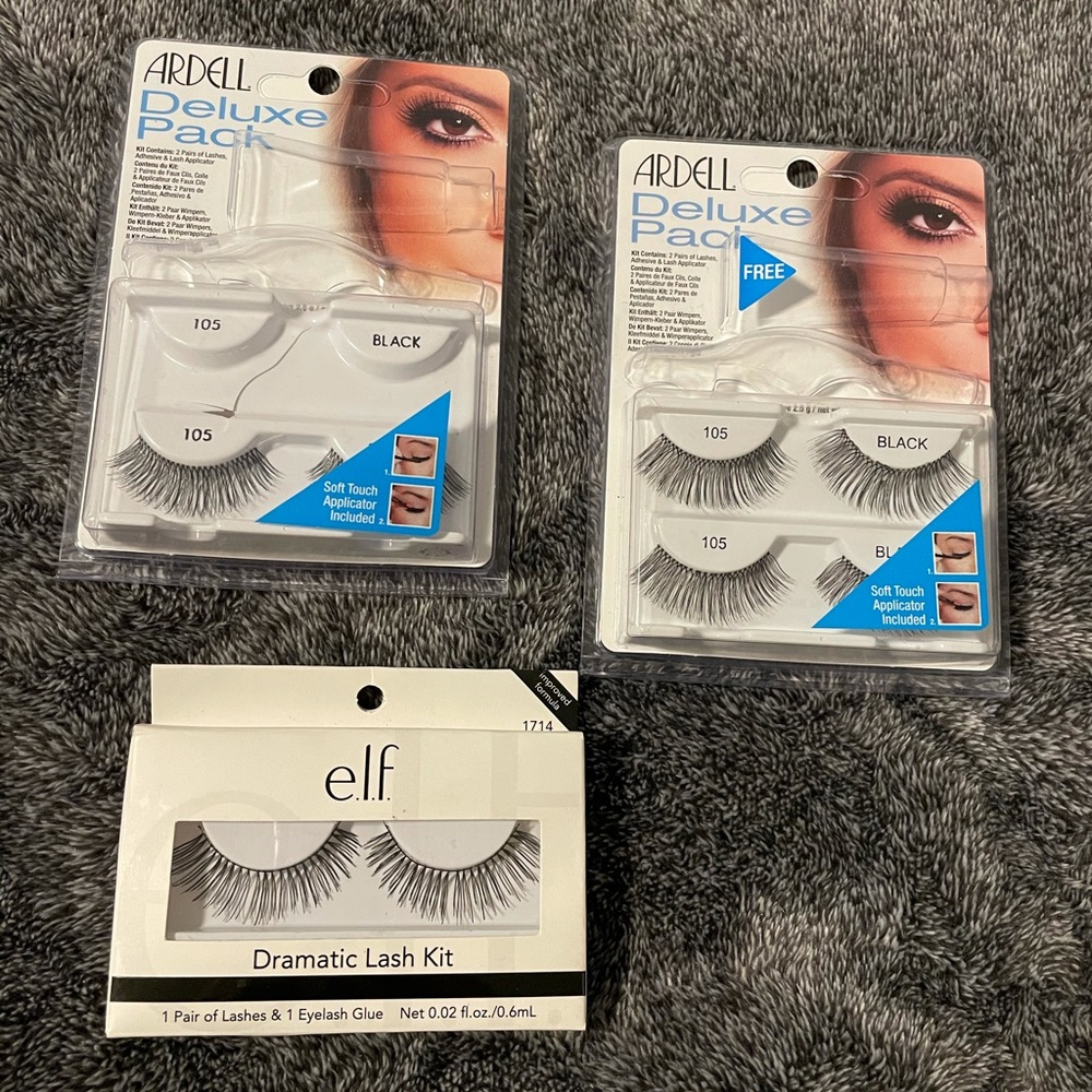 Ardell and ELF strip lashes